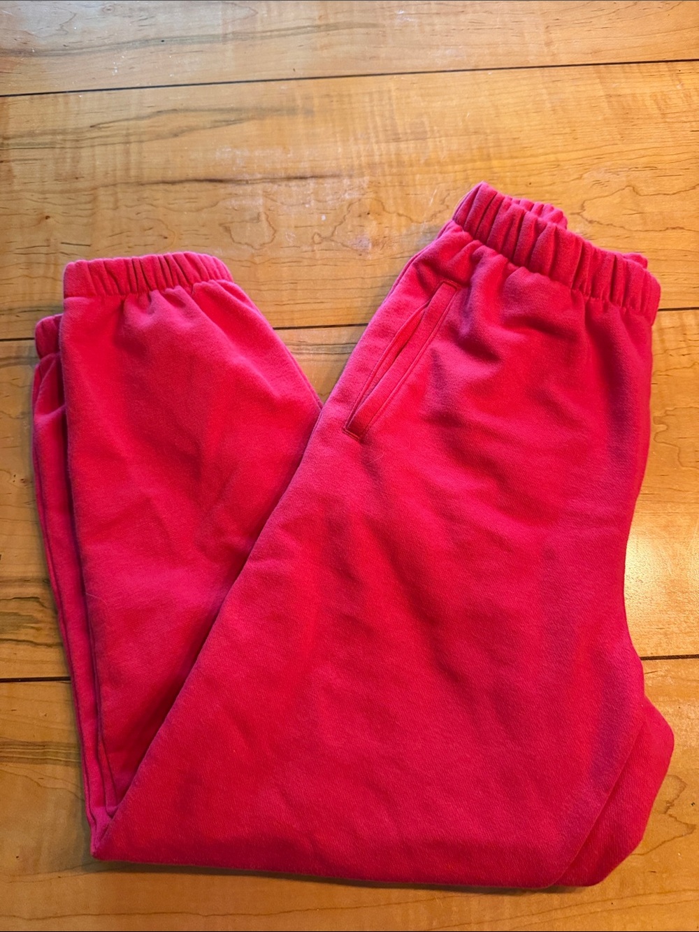 GAP Womens XS petite red sweatpants